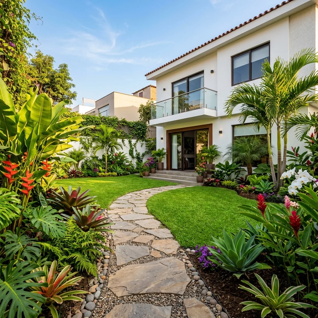 Jardín residencial Miraflores - GreenScape