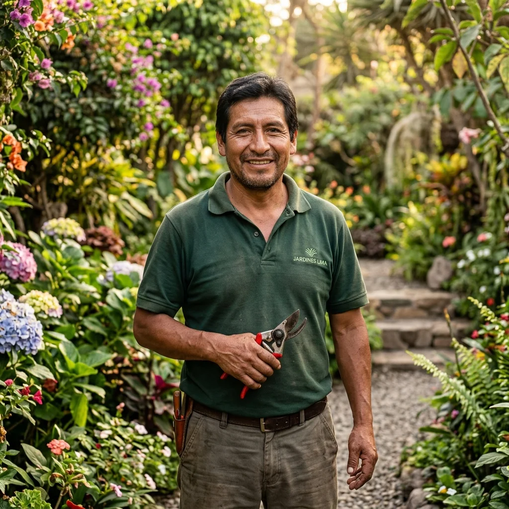 Jardinero profesional GreenScape Lima